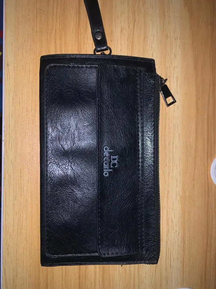 Dompet panjang kulit wrna hitam