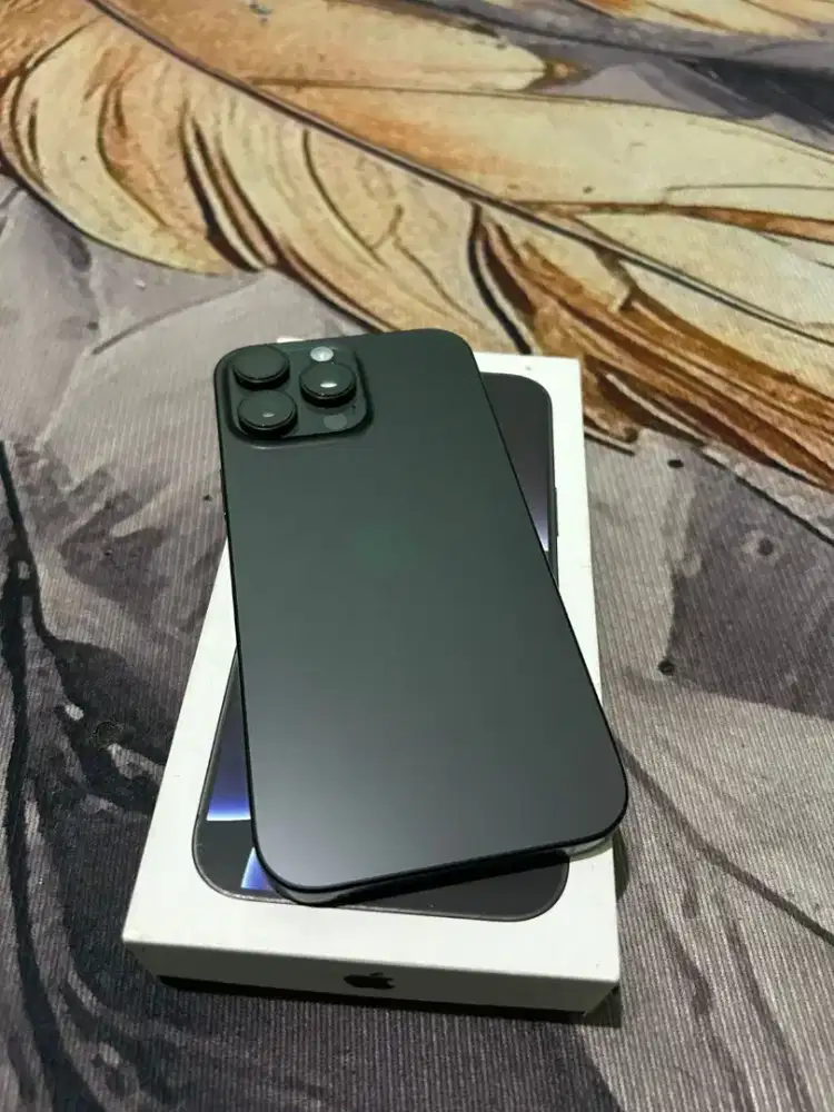 IPhone 16 pro max 512 gb bea cukai, black titanium