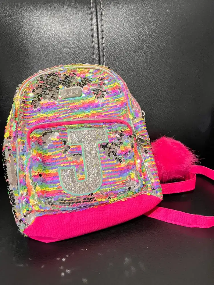 Tas Anak / Mini Backpack Sequin – Preloved, Lucu & Tali Adjustable