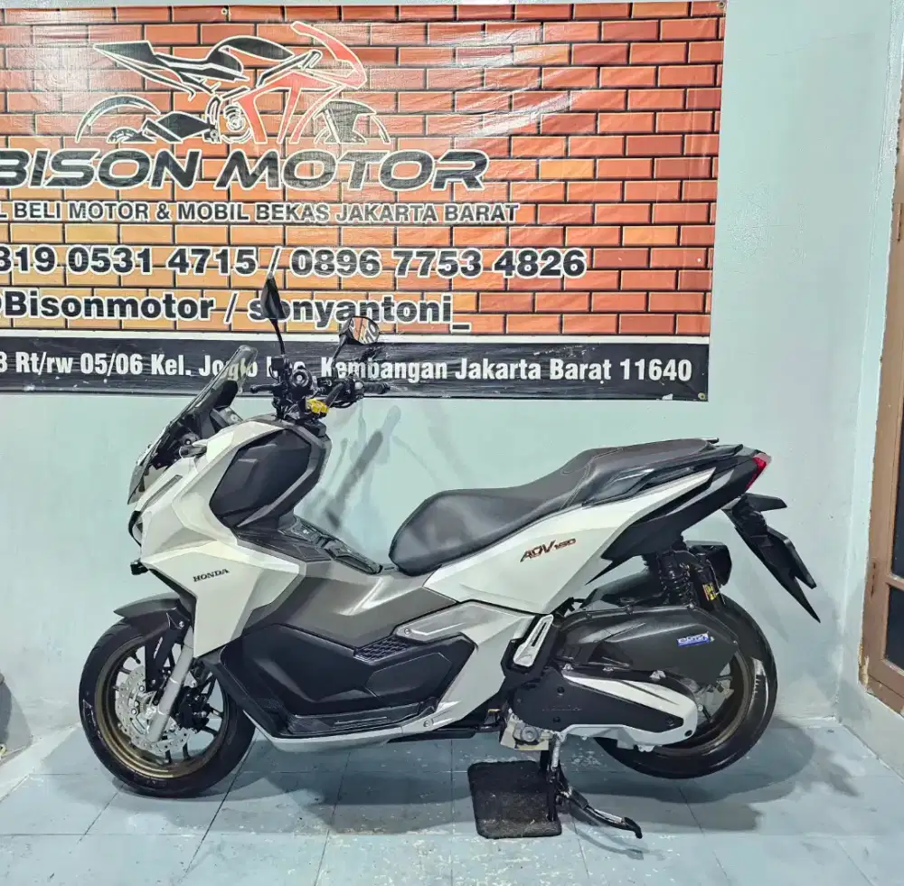 ISTIMEWA! HONDA ADV ABS HSTC ISS 160 KEYLESS TH 2024 WARNA PUTIH DOFF