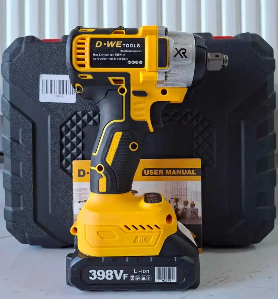 Baru japan mesin impact wrench brushless 700 nm baterai lithium