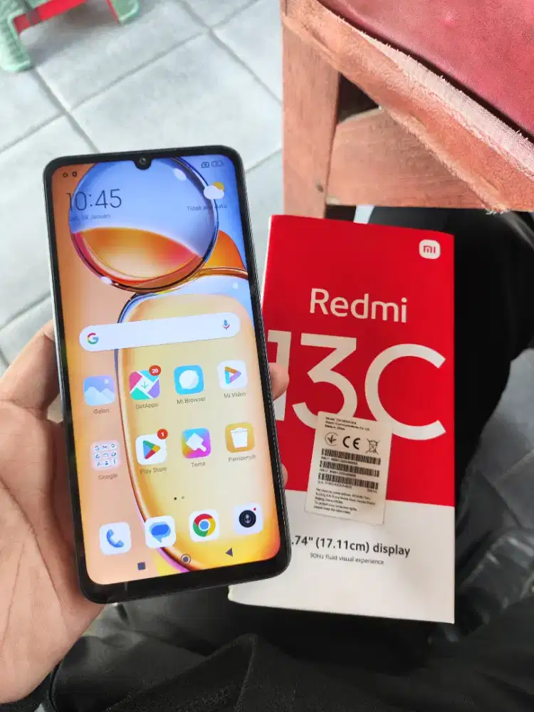 Redmi 13C 8/256 Full set Nominus siap pake Battre awet