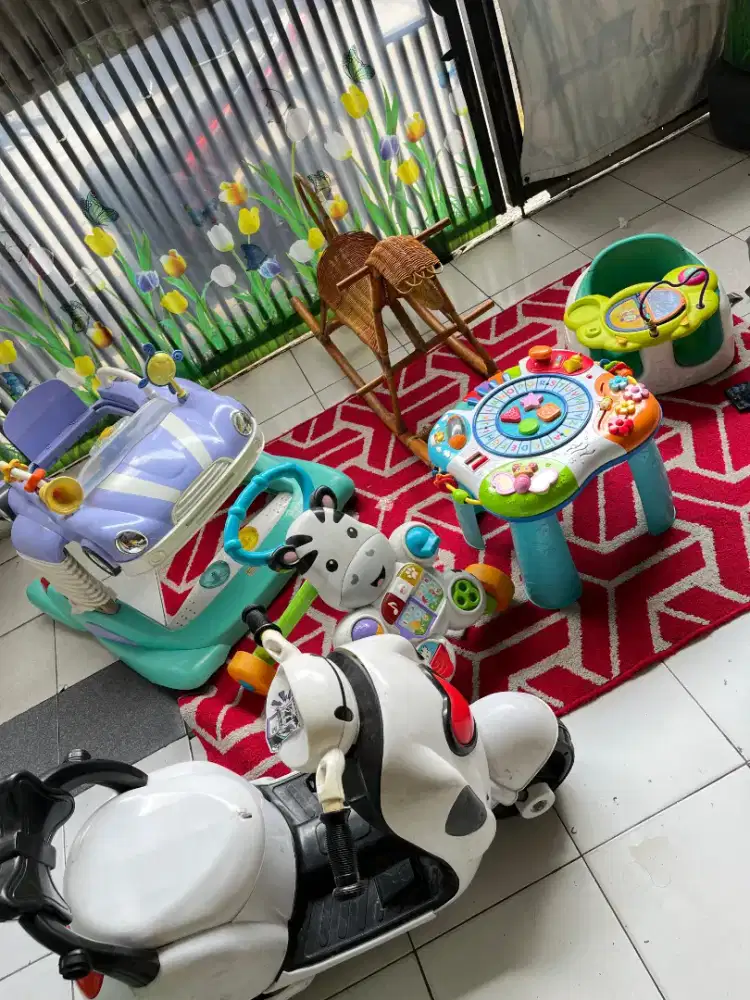Mainan Anak Premium Stoler baby walker Perosotan Motor Aki