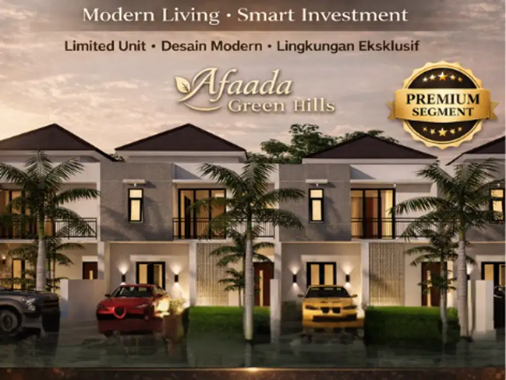 Rumah Cluster Modern Premium – Cocok Investasi & Hunian Kelas Atas