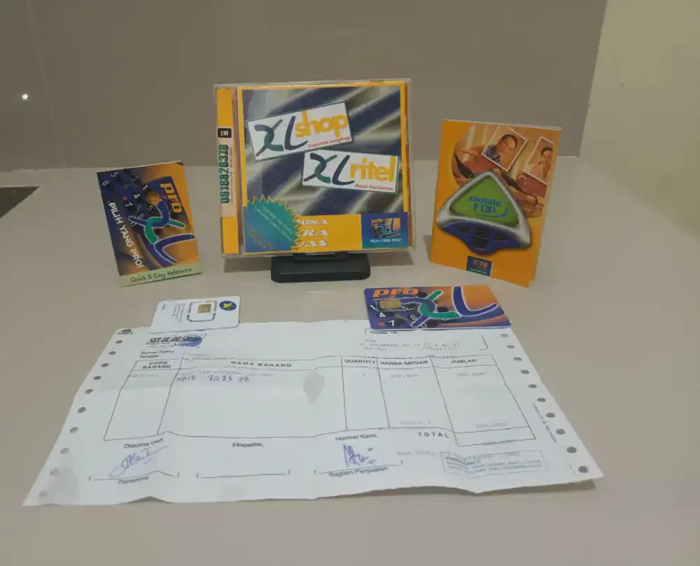 Kartu PRO XL 10 DIGIT Tahun 2001