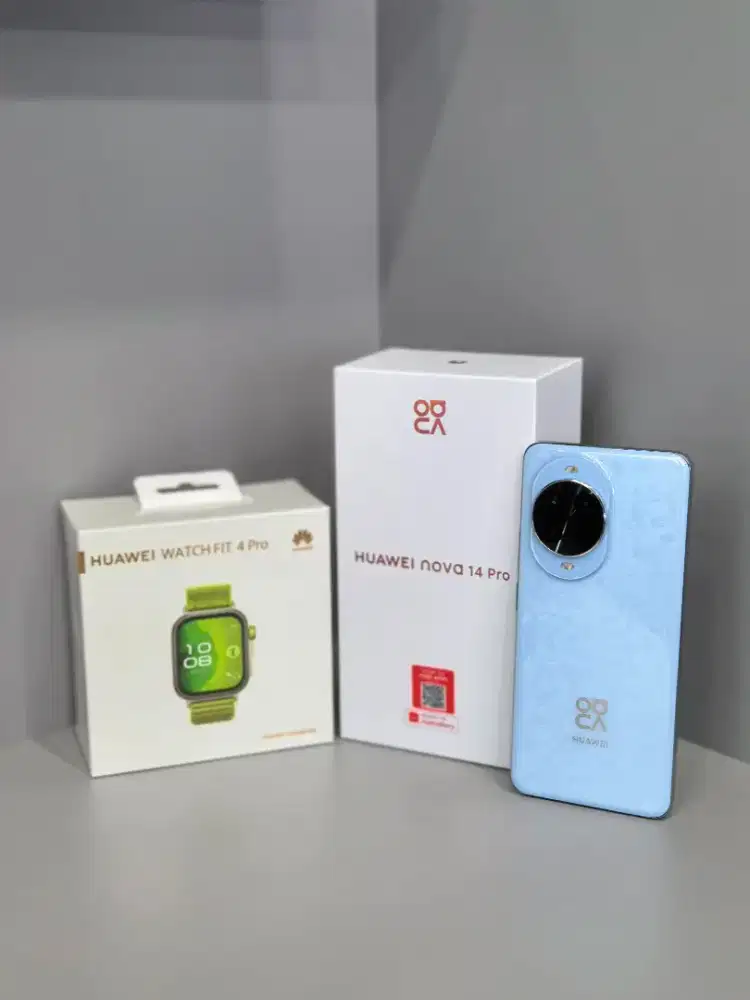 Huawei Nova 14 Pro mulai 8jutaan free Huawei Fit 4 Pro