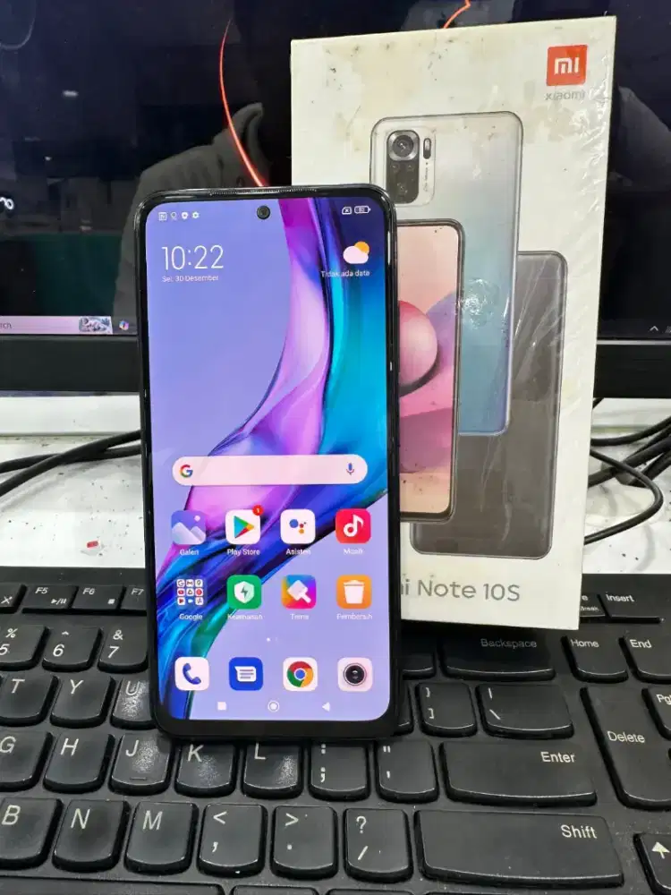 Xiaomi note 10s 8/128gb lengkap