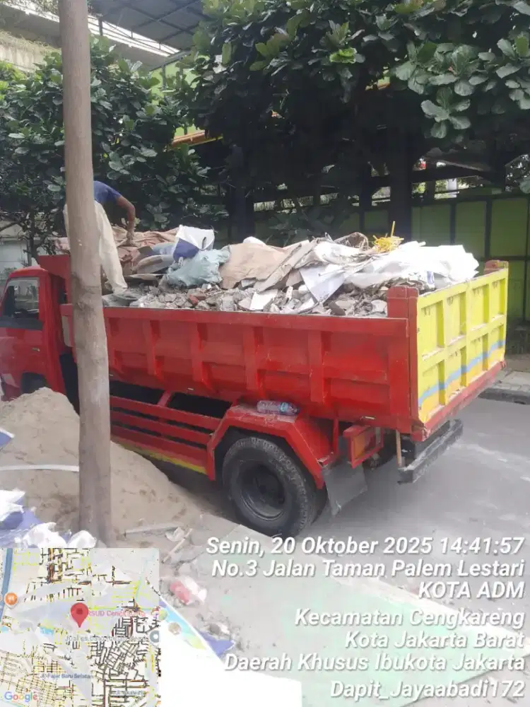 Jasa angkut puing sampah proyek