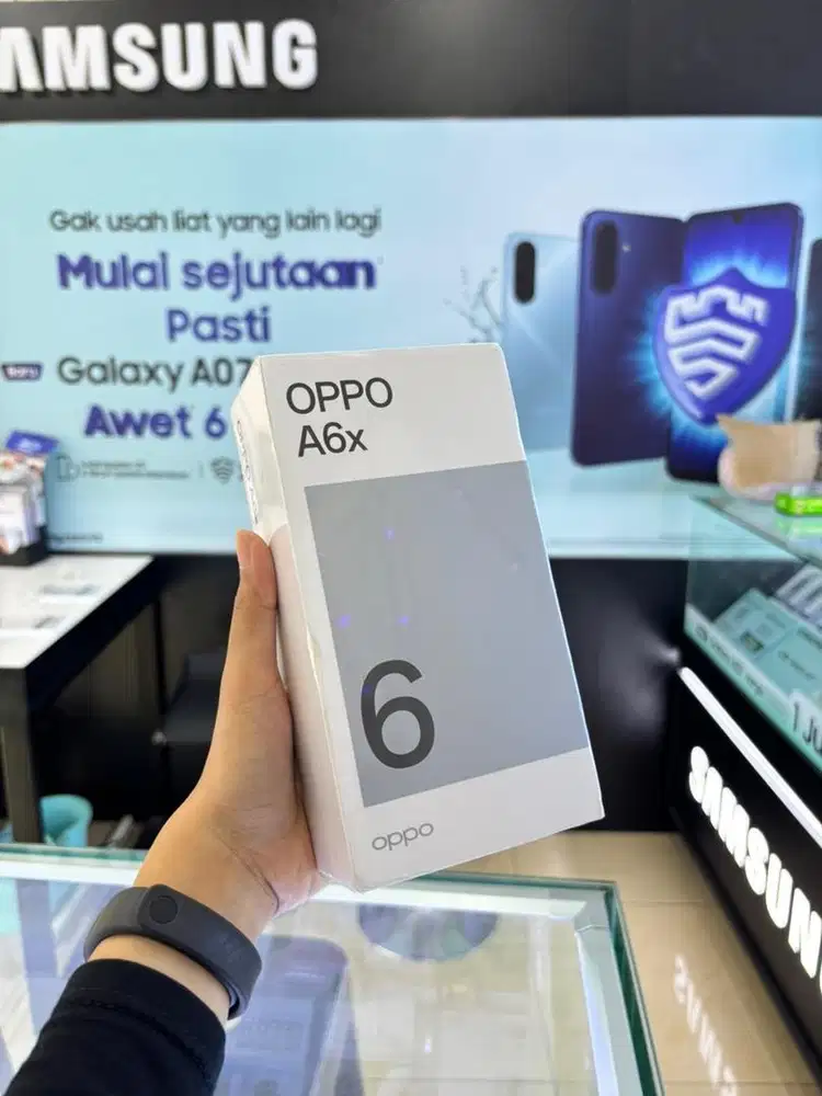 OPPO A6X 12/128 BARU RESMI GARANSI PROMO