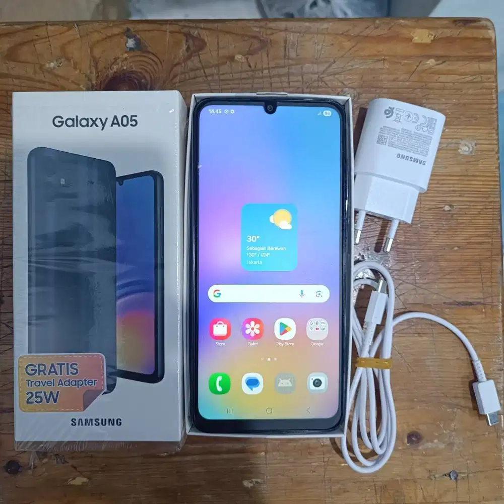 Samsung Galaxy A05 6/128 Black, Mulus, Terawat