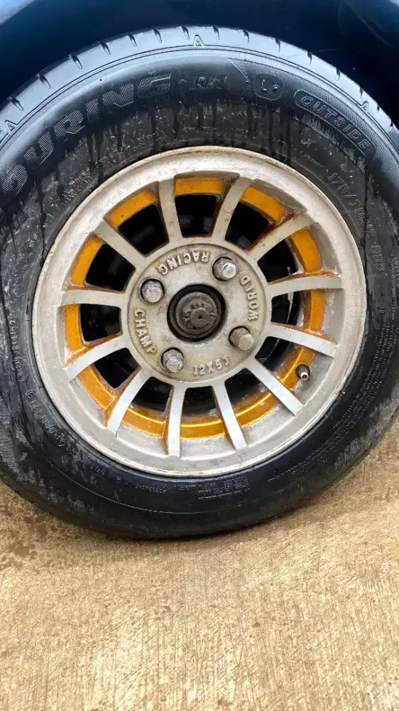 Velg retro R12 asli japan