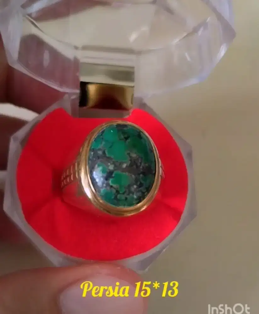 Pirus persia ijo lawasan ring koin hm