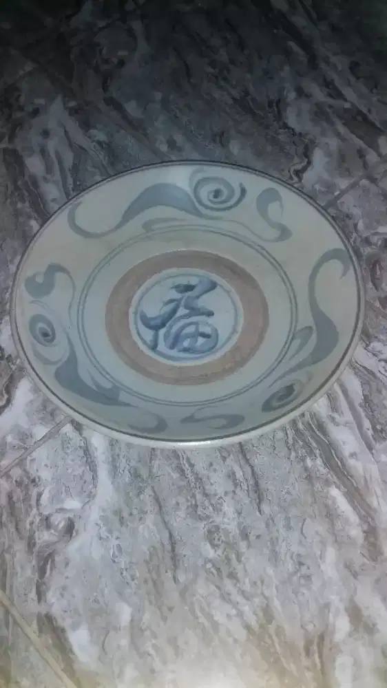 Piring keramik antik kondisi bagus