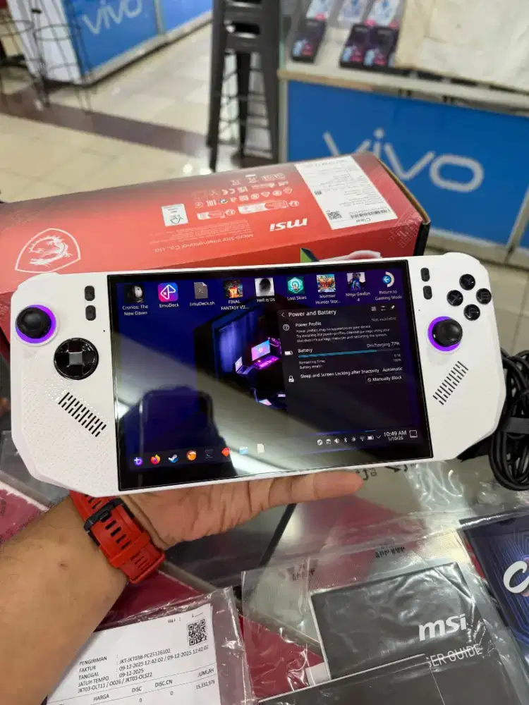 MSI CLAW Z2 EXTREME
FULLSET MULUS 
PEMBELIAN DESEMBER 2025