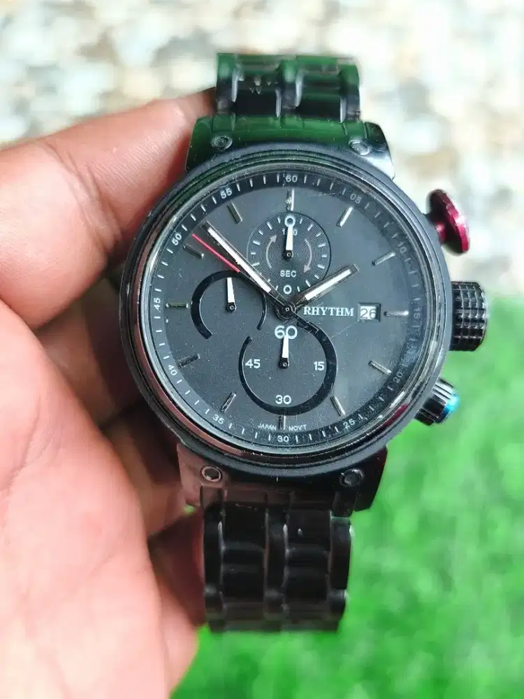 Jam tangan rhytm chronograph