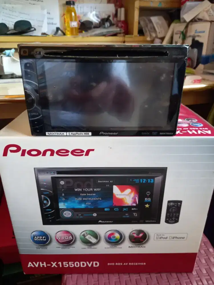 jual tape mobil piooner avh - x 1550 dvd