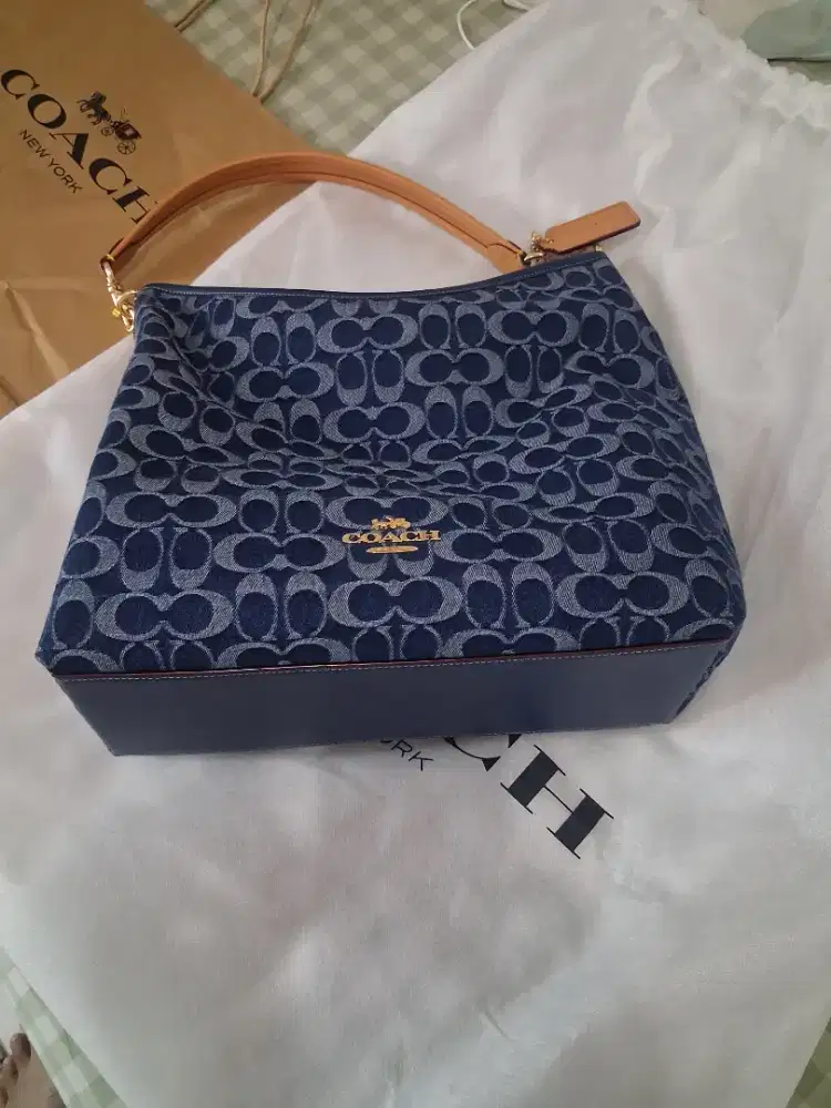 Tas Coach Original – Laurel Shoulder Bag Signature Denim (BARU)