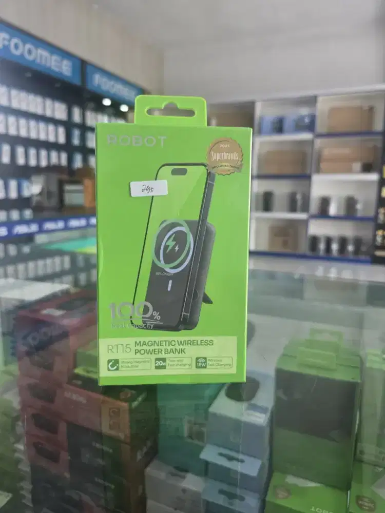POWER BANK WIRELESS MAGNETIC ROBOT RT15