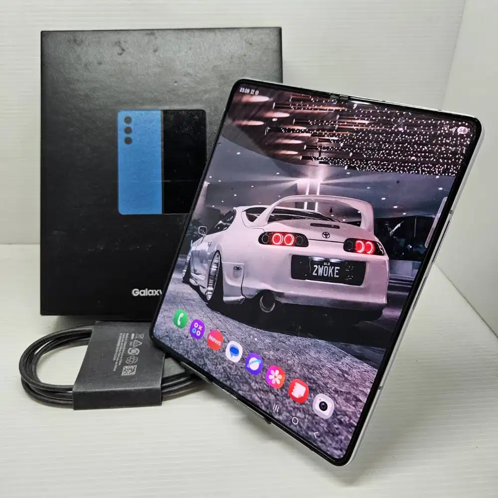 MULUS NO MINUS SAMSUNG GALAXY Z FOLD 5 5G  12/256 BLUE EX SEIN RESMI F