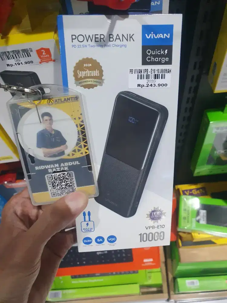 PB VIVAN VPB E 10 10.000MAH | ATLANTIS DAHSYAT