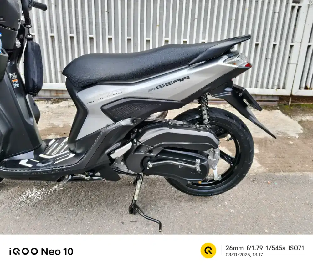 KM 8 RB REAL !! YAMAHA GEAR 125 AKS 2022 REMOTE GRES FULL ORIGINAL STD