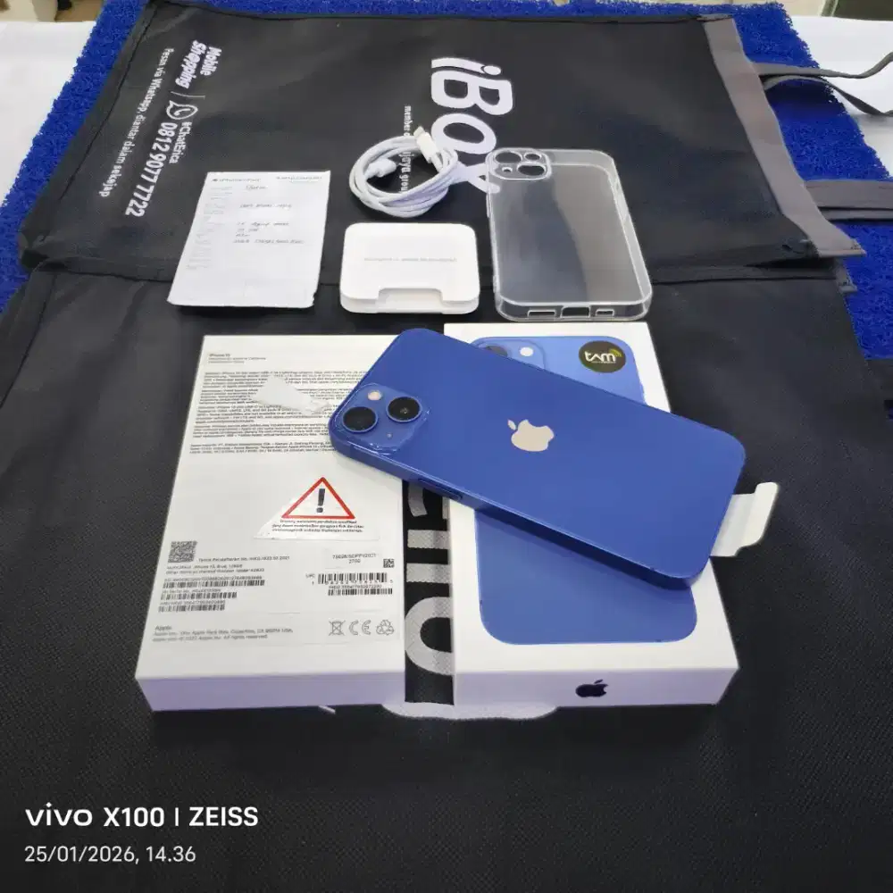 Iphone 13 128gb 99% perfeck like new Ex Grs resmi iBox