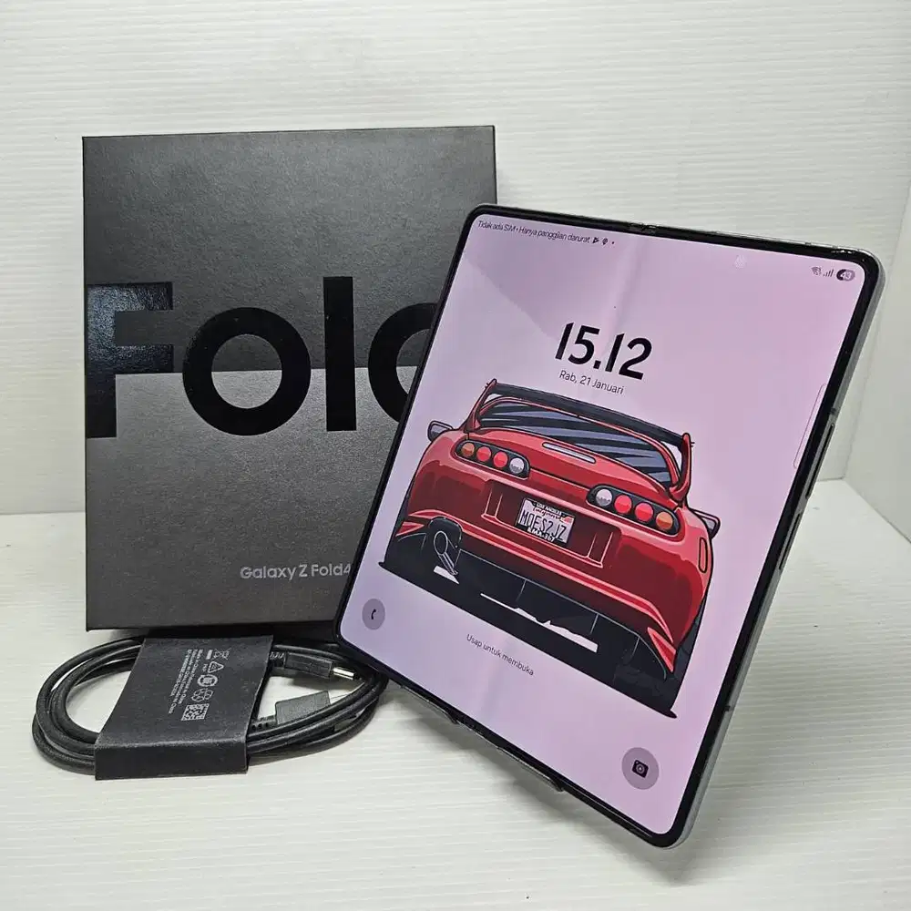 SIAP PAKAI! SAMSUNG GALAXY Z FOLD 4 5G 12/256GB GRAYGREEN RESMI SEIN F