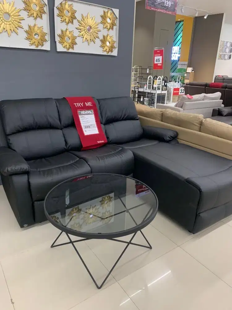 LIVERTON SOFA CORNER BLACK