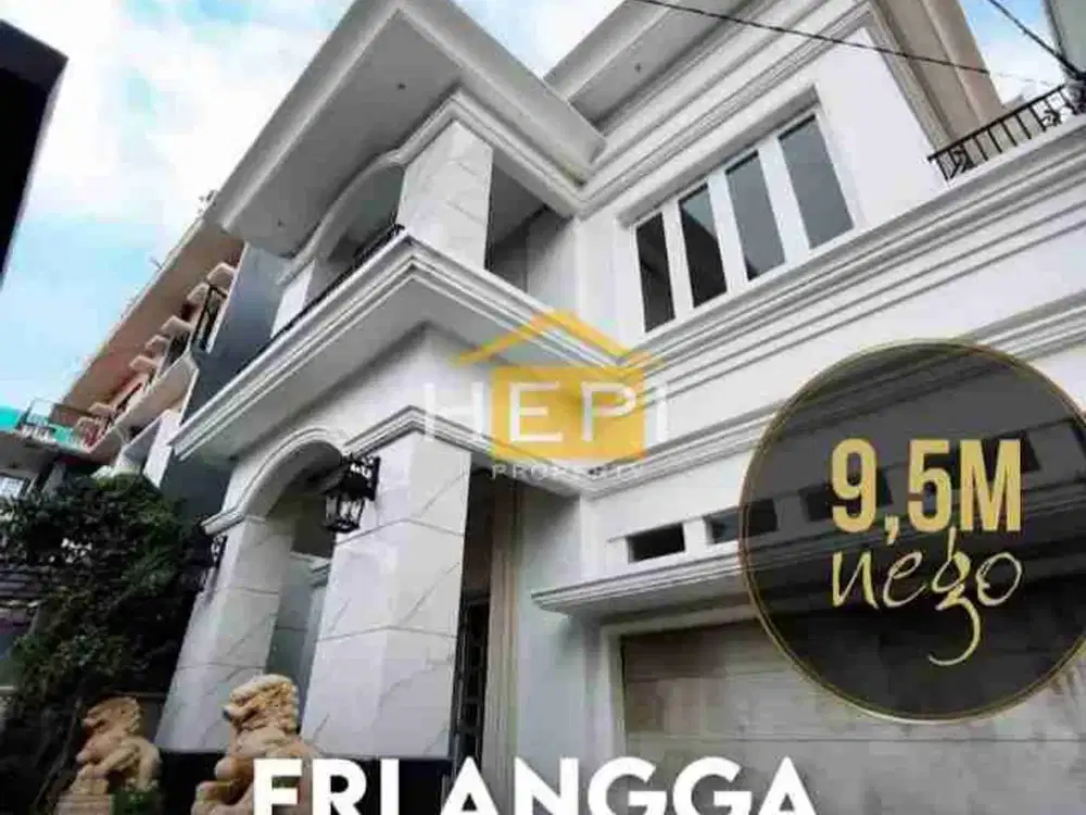 Rumah Baru 2 Lantai Classic Modern di Erlangga Pleburan Semarang