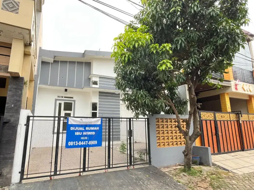 DIJUAL RUMAH MURAH MEZZANINE TYPE 96 DENGAN 3 KAMAR TIDUR DI GRAHA HARAPAN BUMYAGARA