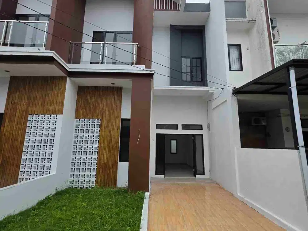 Jual Rumah Baru 2 Lantai Jadi Dalam Komplek Bebas Banjir Dekat Citraland Sampali