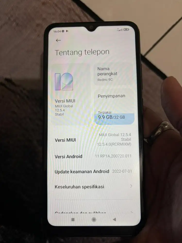 Xiaomi Redmi 9C 3/32GB hitam
