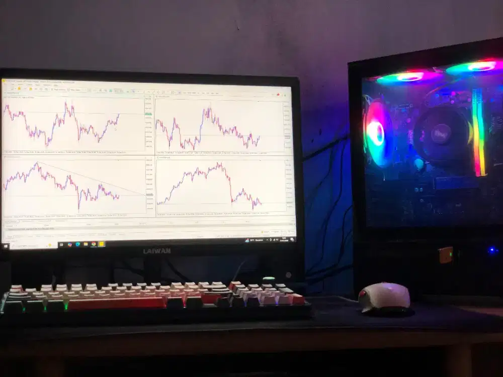 PC GAMING FULLSET SIAP PAKAI AMD RYZEN 5 5500GT NEGO