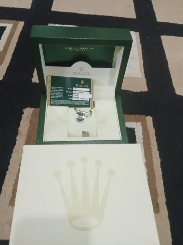 Jual kotak rolex plus sertifikat BATMAN original