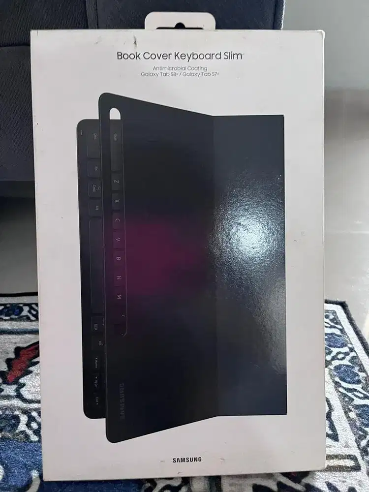 Book Cover Keyboard Slim Galaxy Tab S8+ / Galaxy Tab S7+