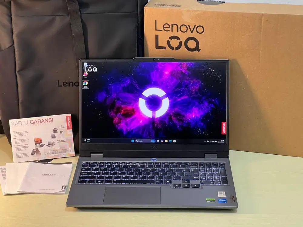 Lenovo LOQ 15 i5-12450HX RAM 20 GB SSD 512 GB RTX 3050 6 GB Garansi ON