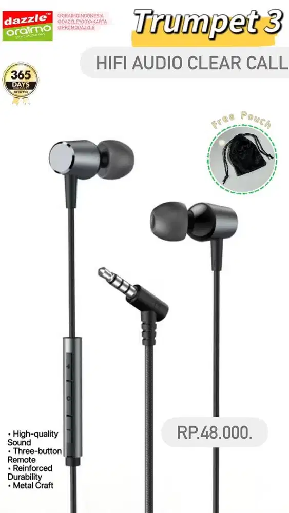 Headset Oraimo Trumpet 3 OEP-E40