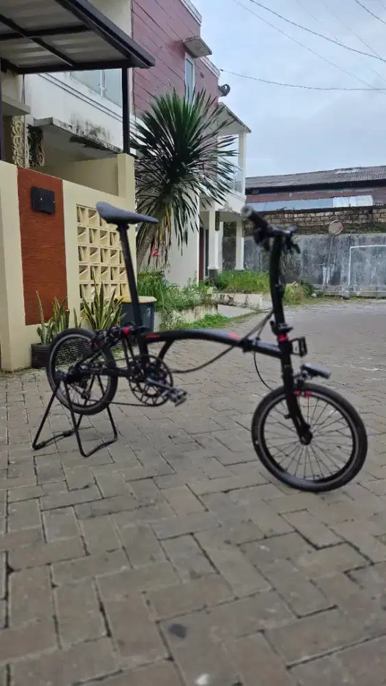 Sepeda lipat Pikes Gen 2 repaint black doff