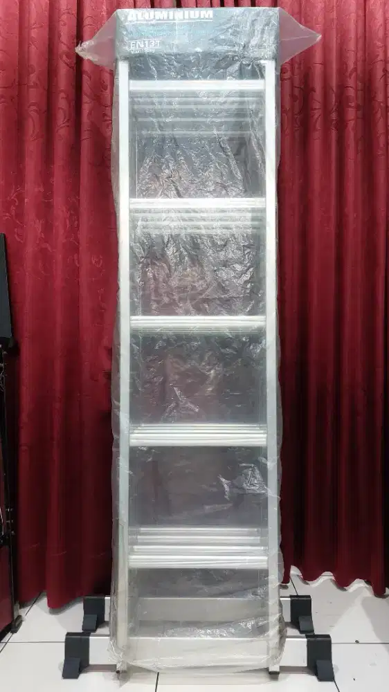 KENMASTER Tangga Lipat Aluminium 6 Meter