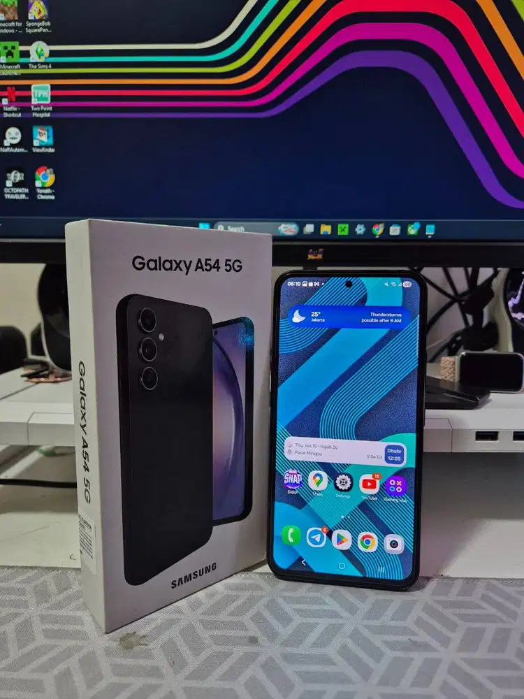 Samsung Galaxy A54 8 GB 256 GB Hitam