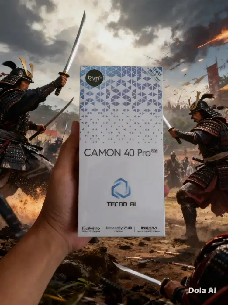 Fast respon WA Tecno Camon 40 Pro 5G 8+8/256 Garansi resmi 13bln