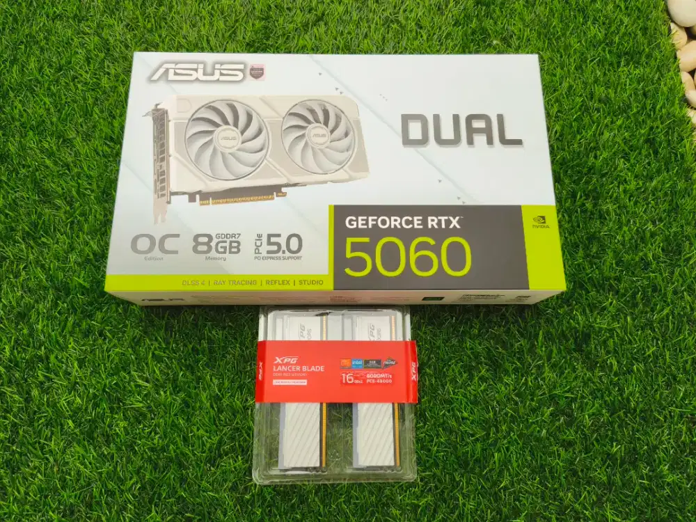 vga rtx 5060 8gb & ram ddr5 2x16gb 6000mhz