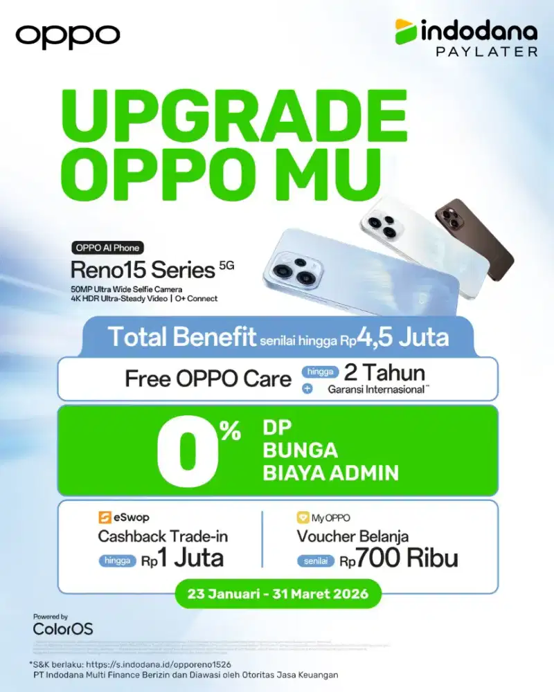 PROMO OPPO RENO 15