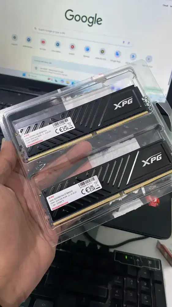 RAM (2X8GB), Adata XPG Longdim 3200Mhz.