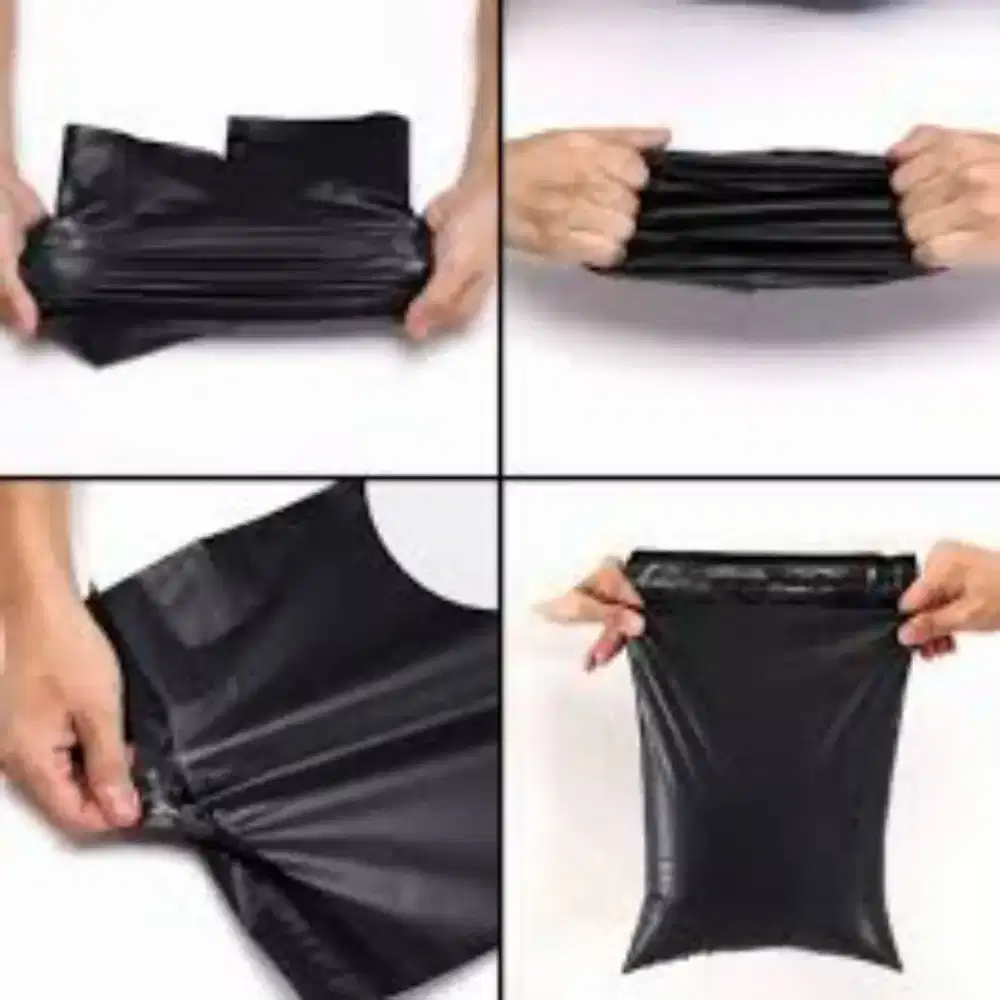 POLYMAILER KANTONG HITAM DOFF KHUSUS GROSIR