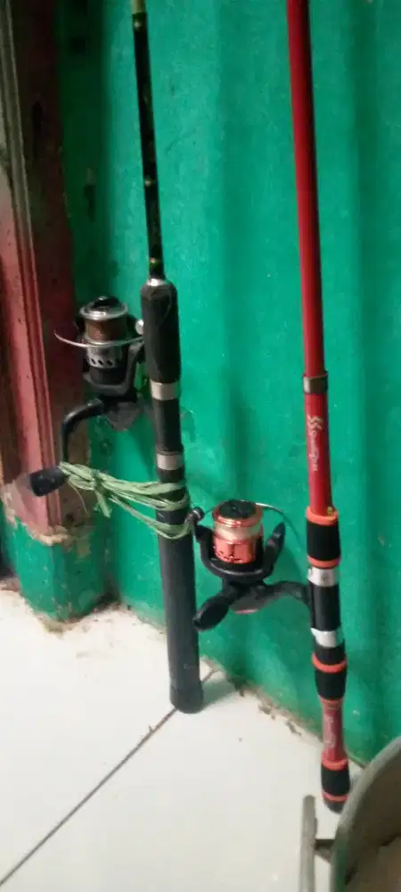 2 Set Joran pancing komplit