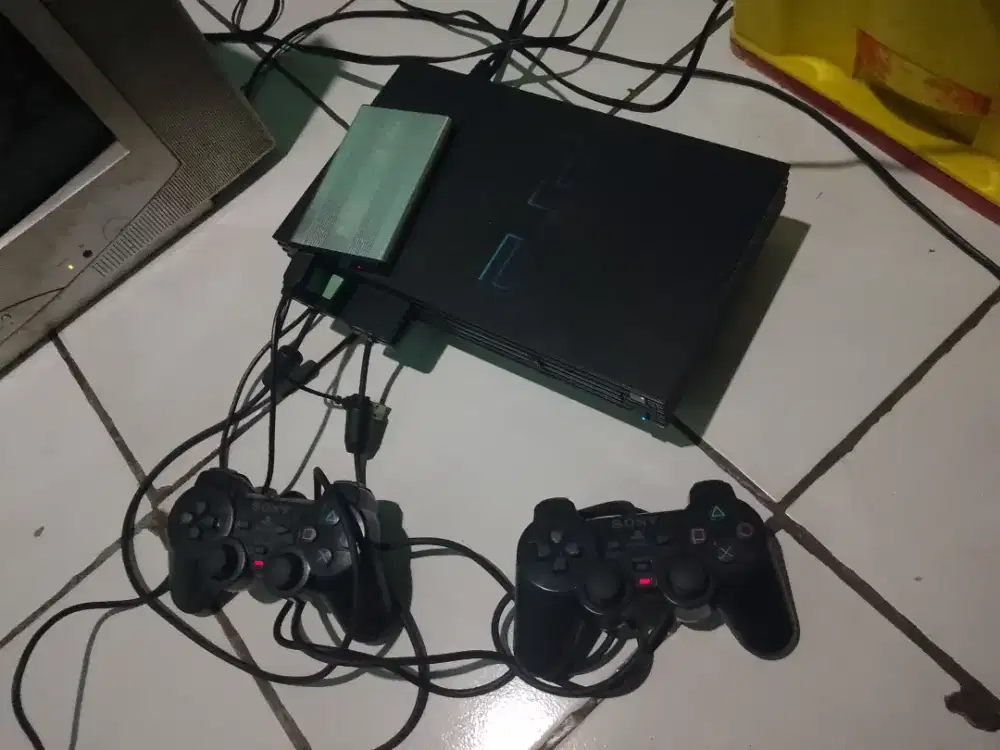 PS2 Fat Hardisk Eksternal 500GB Paket Lengkap