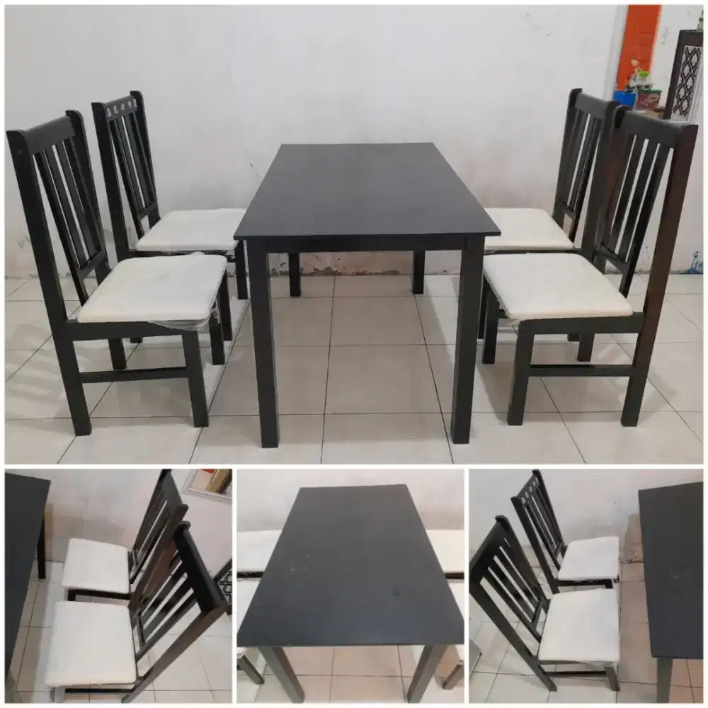 Jual cepat 1 set Meja makan