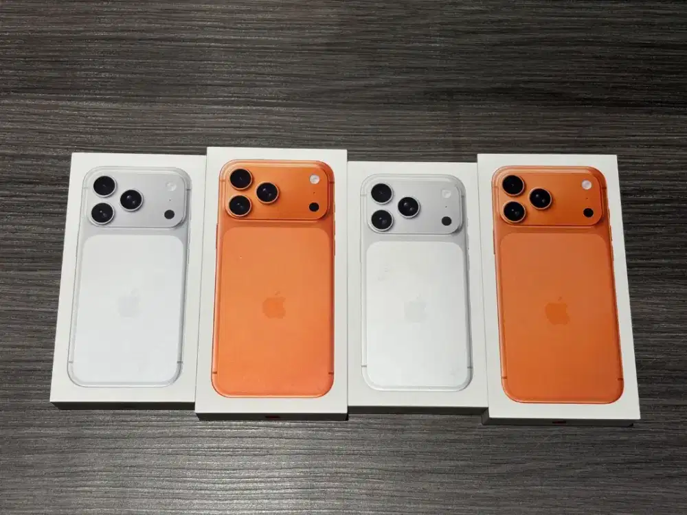 IPhone 17 Pro 256 SILVER/ORANGE RESMI IBOX READY TERBATAS