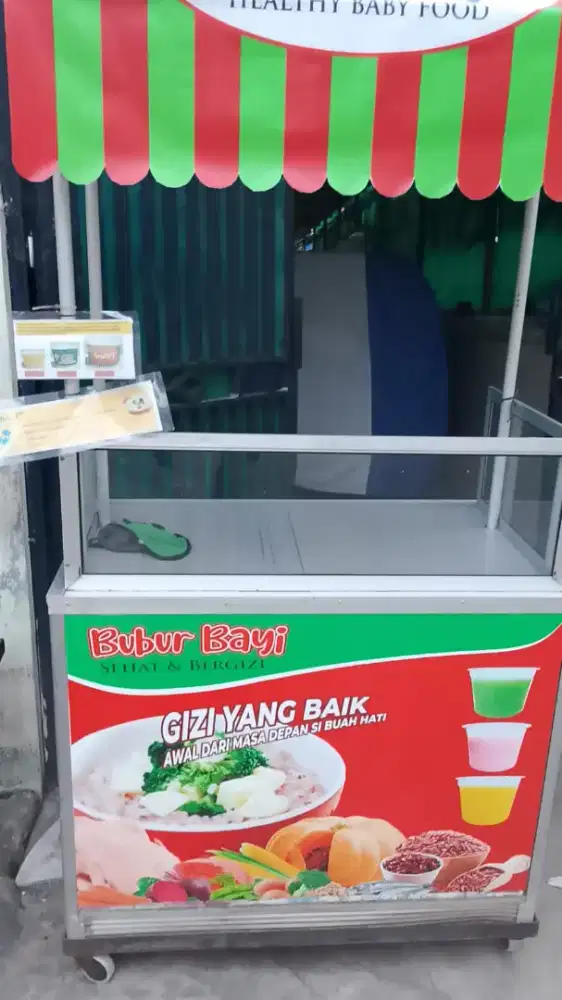 Jaga stand bubur bayi